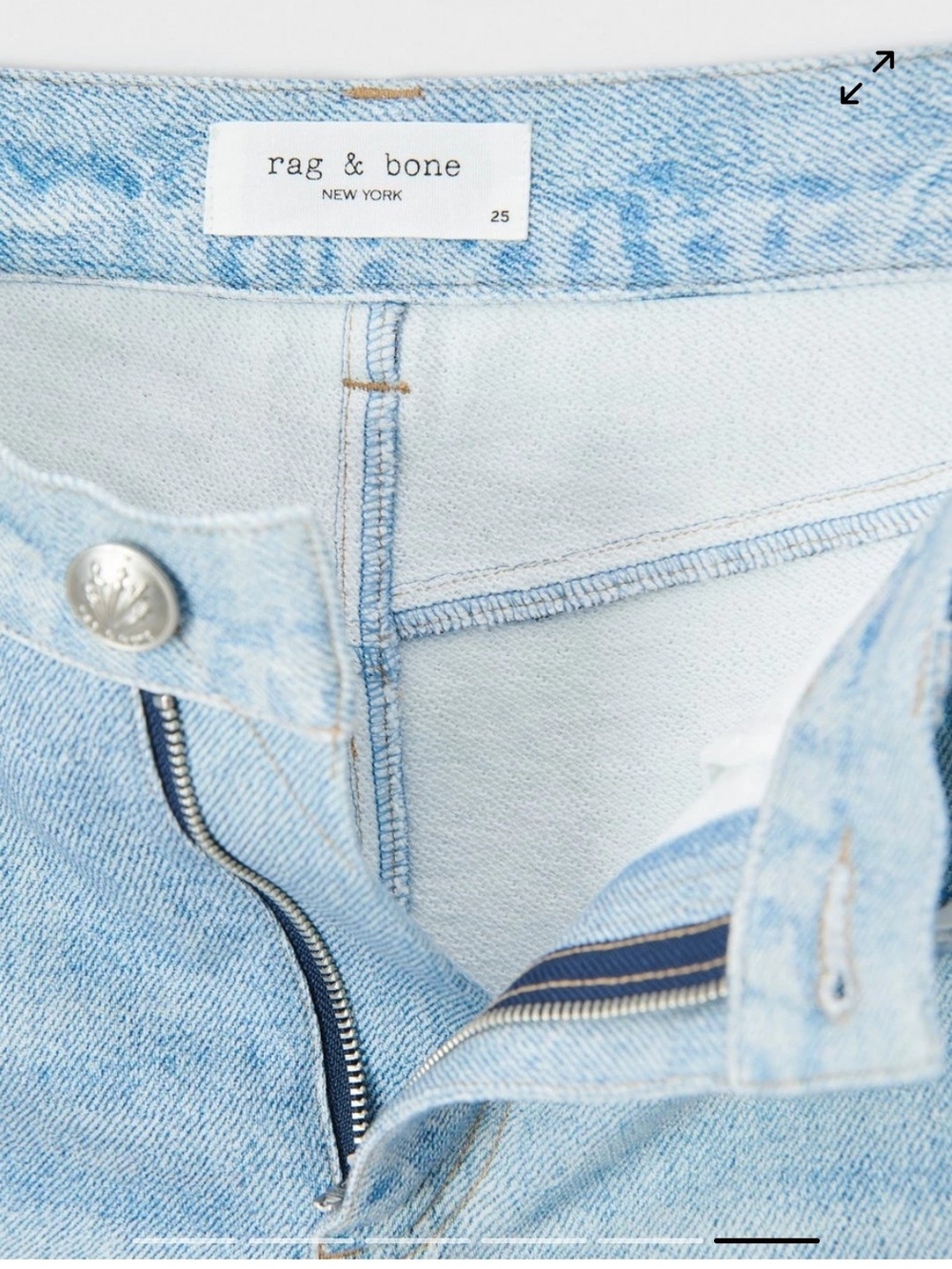 rag & bone Light Blue Sweatpant Jeans - Picture 5 of 11